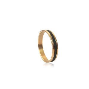 Gabriel Ring - Handmade 14k gold ring inlaid with a special kind of concrete mixture made for this ring