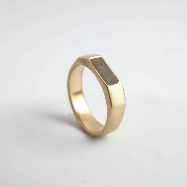 Michelle Ring - Handmade 14k gold signature ring