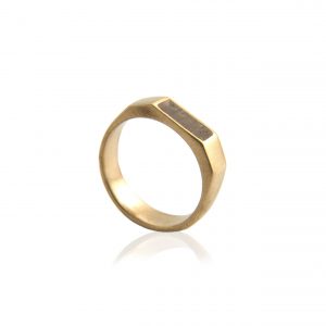Michelle Ring - Handmade 14k gold signature ring