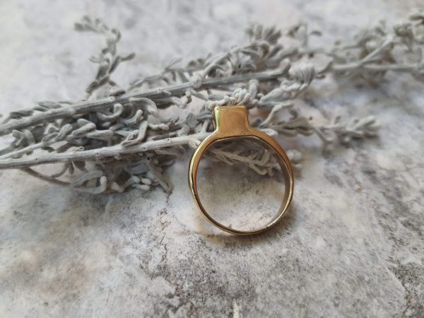 Lily Ring - Handmade 14k gold ring