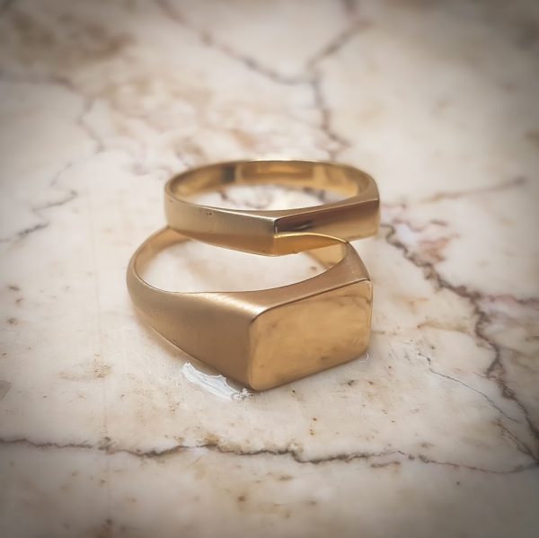 James Ring - Handmade 14k gold signature ring
