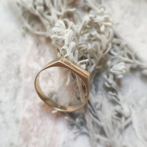 Kate Ring - Handmade 14k gold signature ring