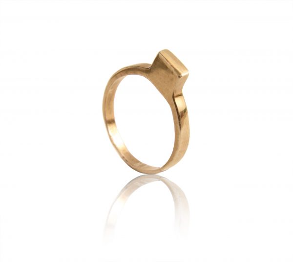 Lily Ring - Handmade 14k gold ring